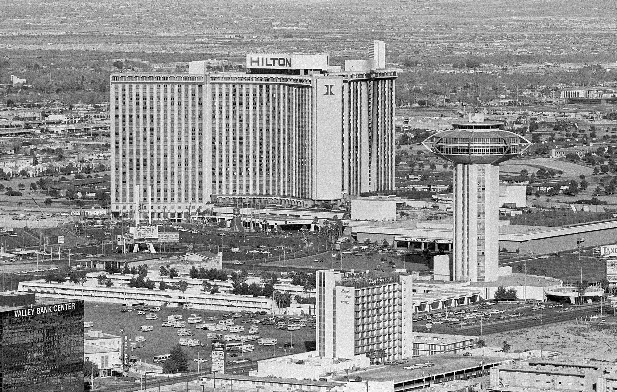 The Las Vegas Hilton Hotel in 1981.