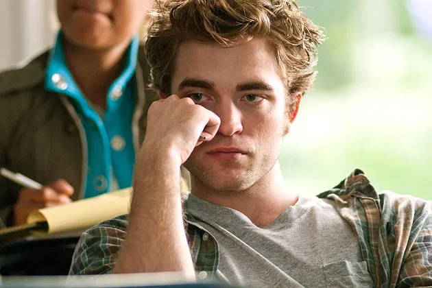 Is Pattinson, shown here in "Remember Me," contemplating getting an MBA?