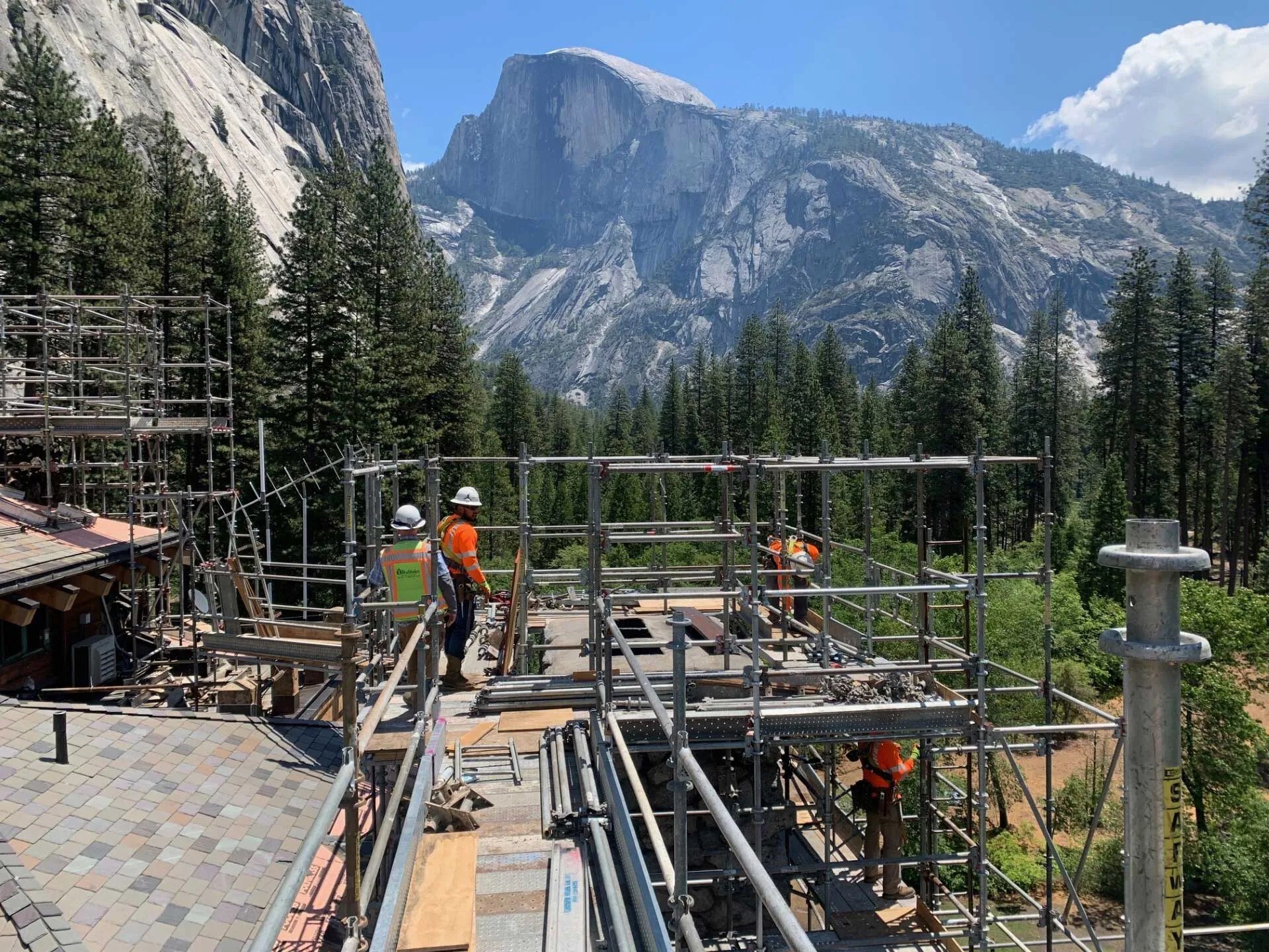 The Ahwahnee Hotel rehabilitation is one of 600-plus infrastructure improvement projects taking place in national parks.