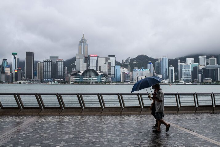 HONG KONG-WEATHER-TYPHOON