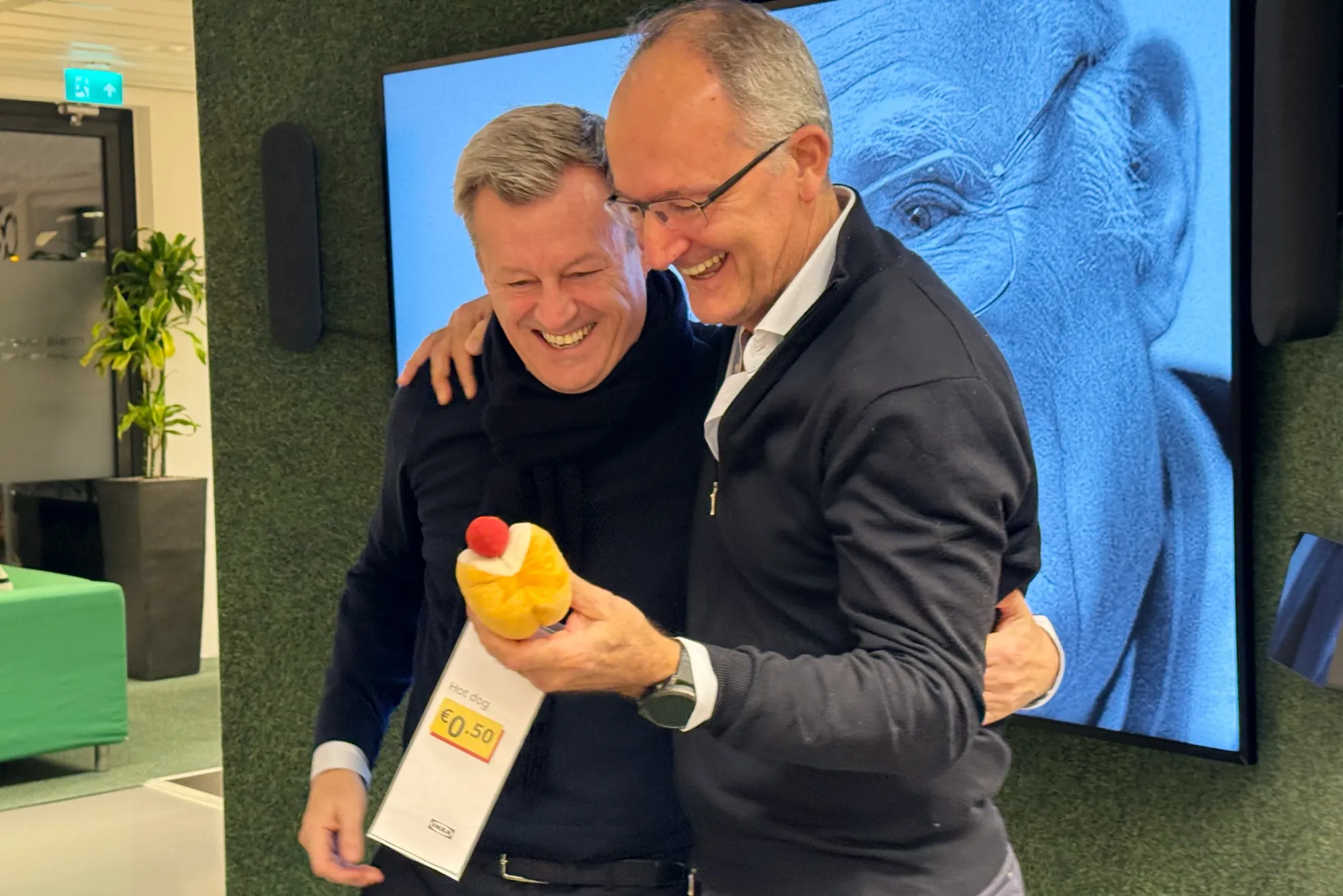 Jesper Brodin and Juvencio Maeztu, outgoing and incoming CEO’s of Ingka Group.
