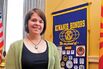 In this May 30, 2013, photo, Kayla Mueller is shown after speaking to a group in Prescott, Ariz.
