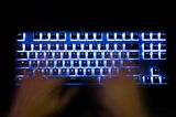 Laptop Keyboard And Cyber Crime