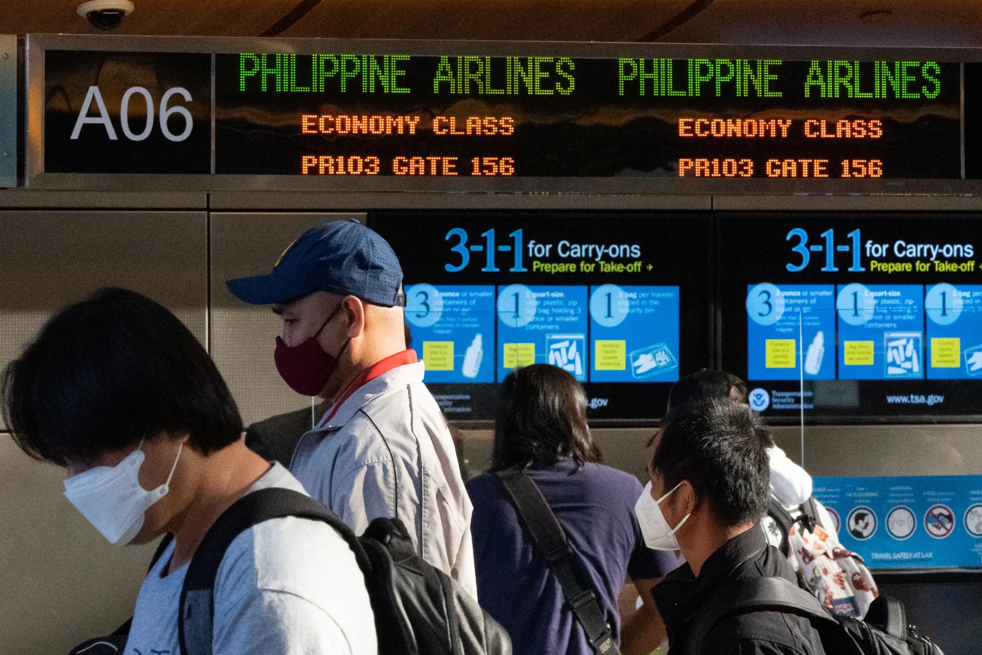 Travelers at Los Angeles International Airport on Friday, May 28.