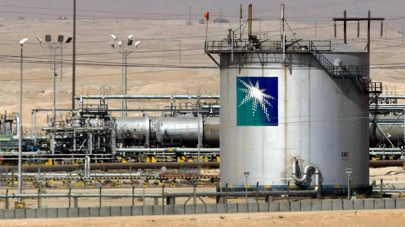 A Saudi Aramco oil facility in Saudi Arabia.
