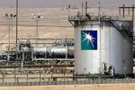 A general view shows the Saudi Aramco oi