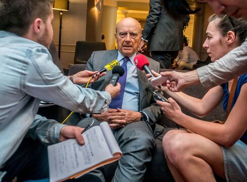 Alain Juppe in Lyon, France, on June 29.
