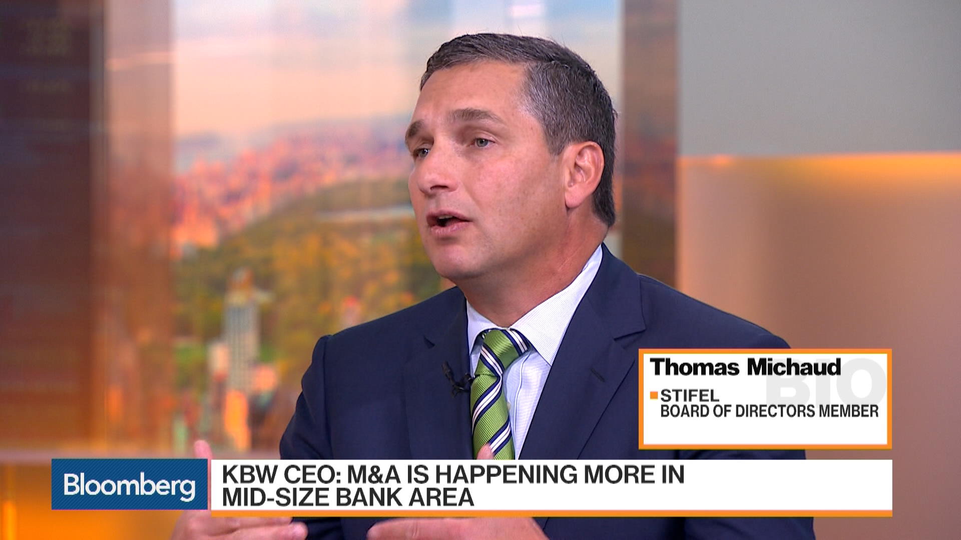 Watch KBW CEO Michaud on Bank Consolidation, Fed - Bloomberg