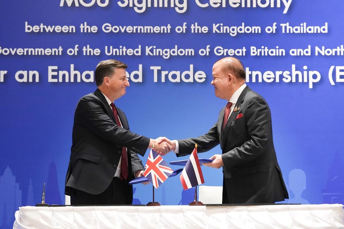 UK Signs Enhanced Trade Partnership with Thailand