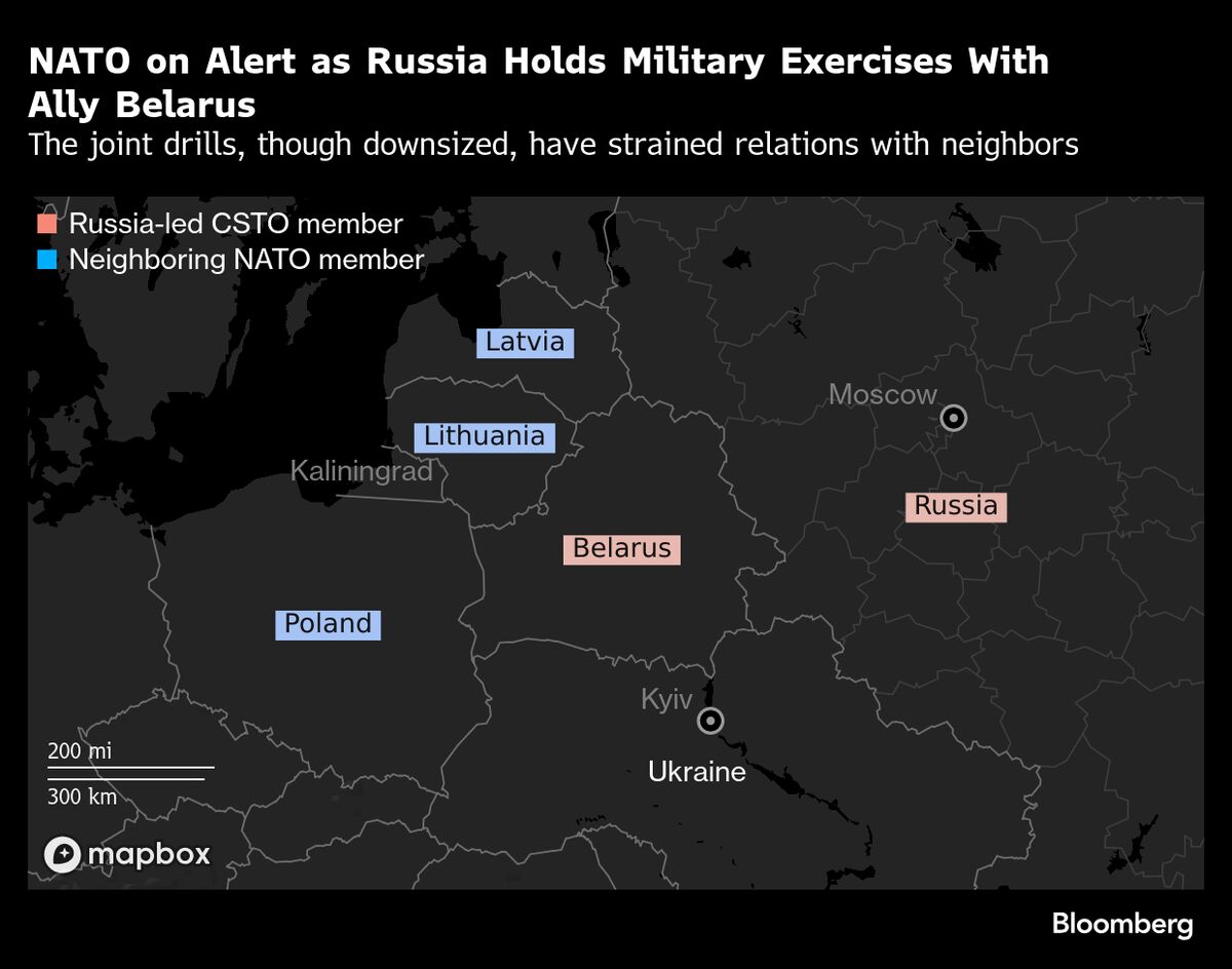 Russian Wargames Feed NATO Anxiety After Poland Drone Incursion