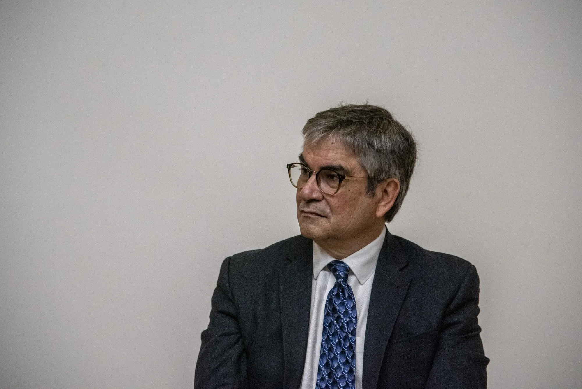 Mario Marcel, Chile’s finance minister, during an event in Santiago, Chile, on Friday, Aug. 19, 2022. 