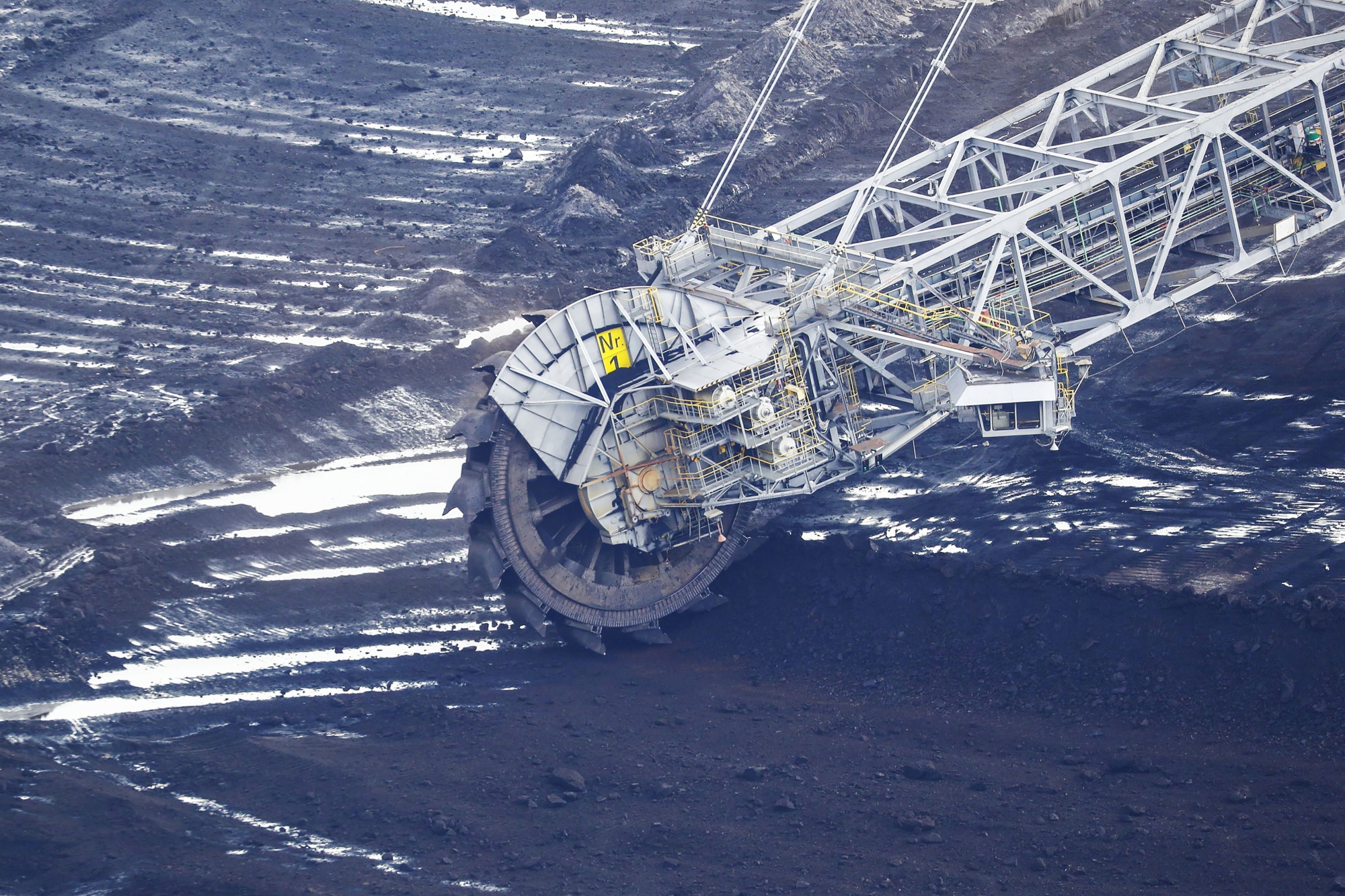 RWE AG Open Cast Lignite Mining as Germany Heads For Coal Exit