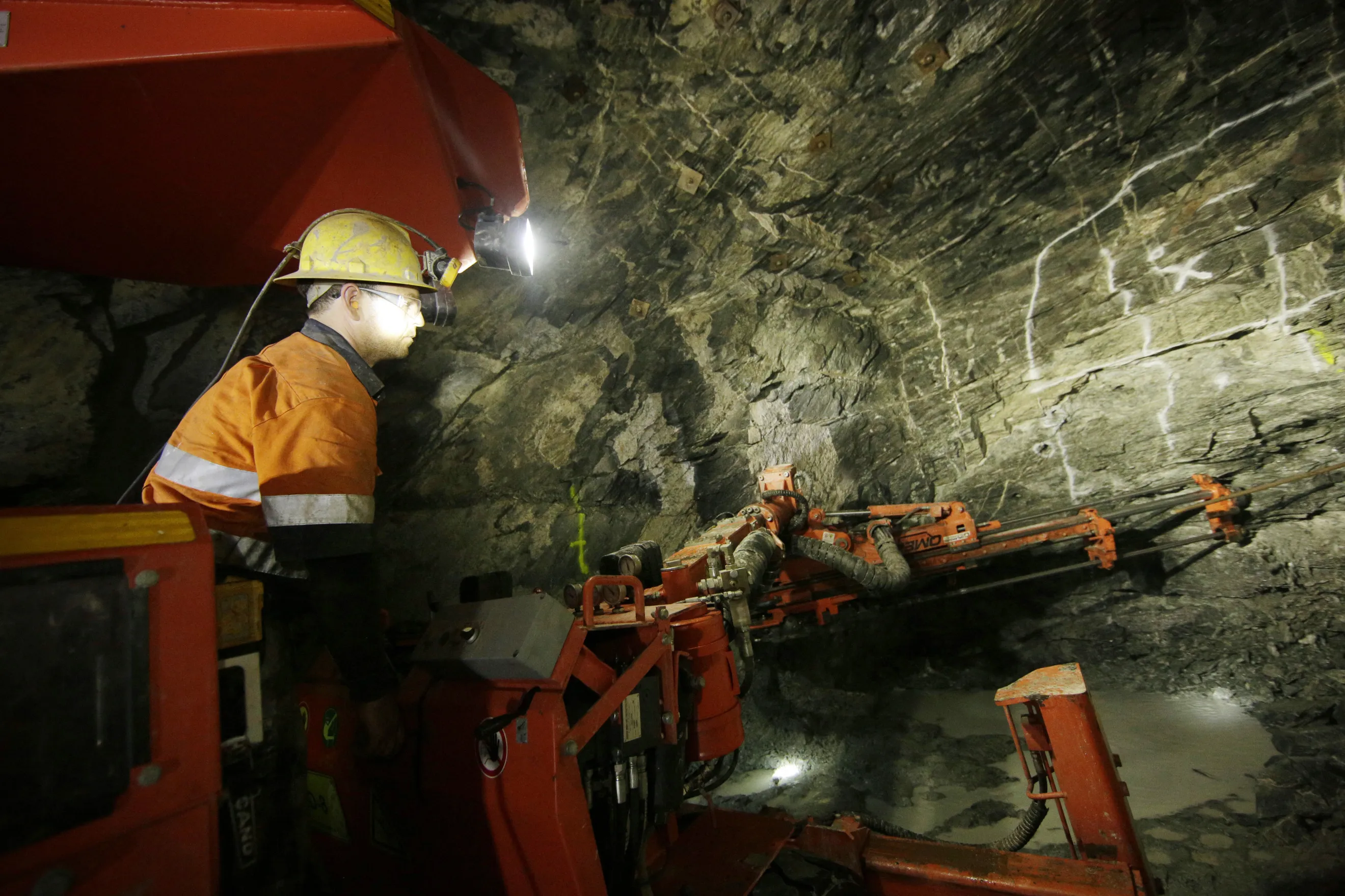 A gold miner in Northern Ireland
