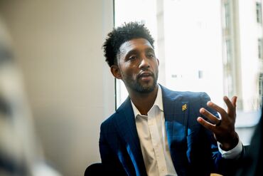Baltimore Mayor Brandon Scott And Greater Baltimore Committee Mark Anthony Thomas Interview