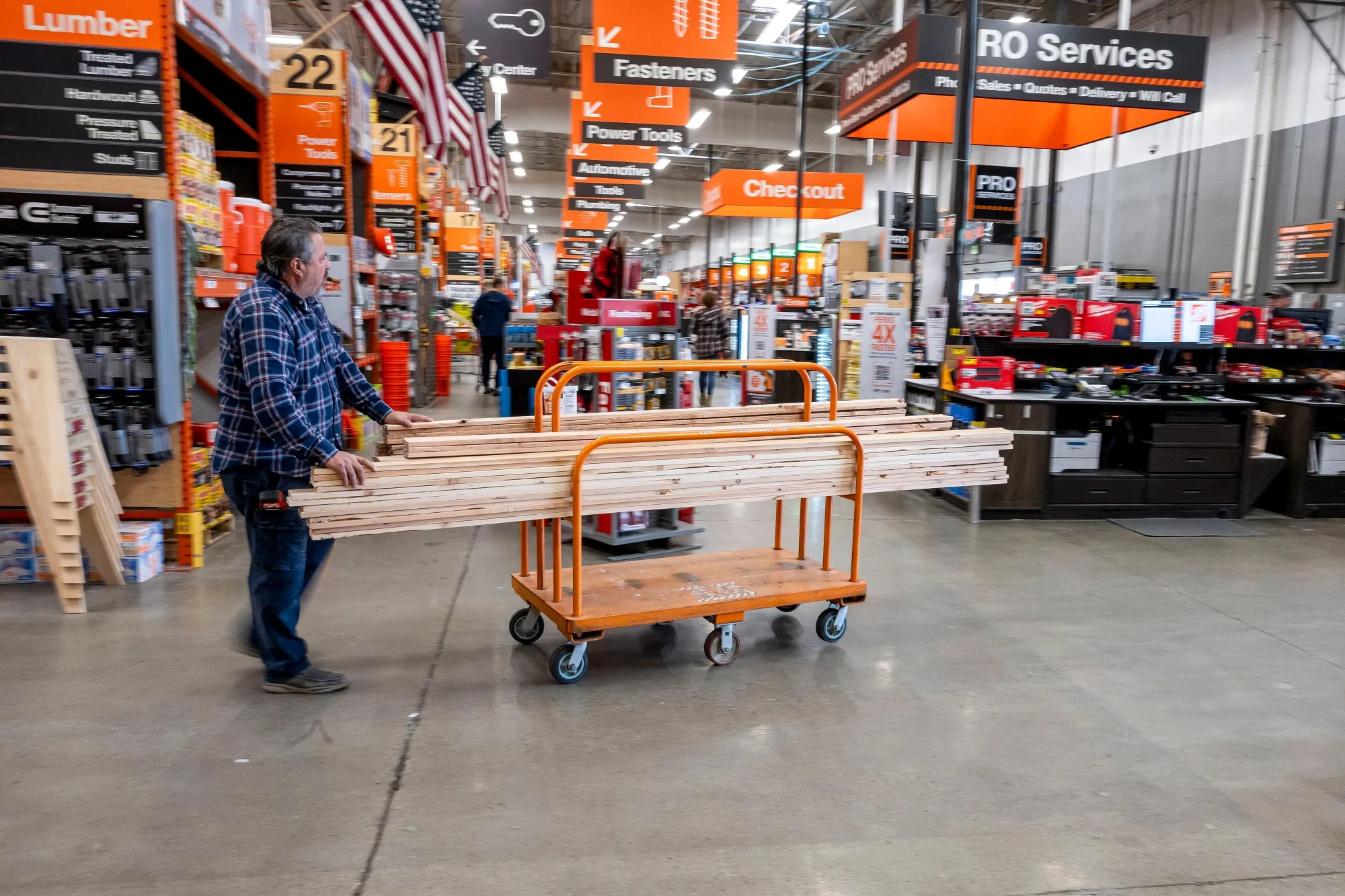 A Home Depot store in Roseville, California.