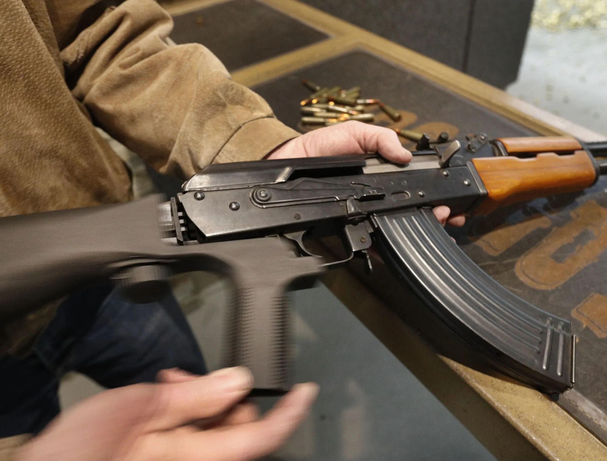 Kinda like a machine gun.