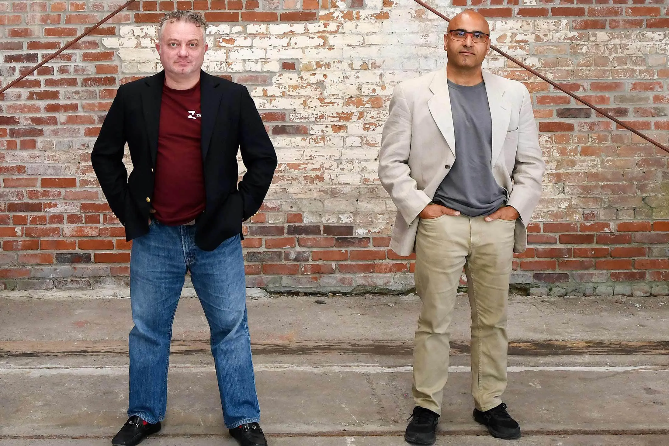 ZipLunch co-founders Majdi Alnabih and Maj Qureshi.