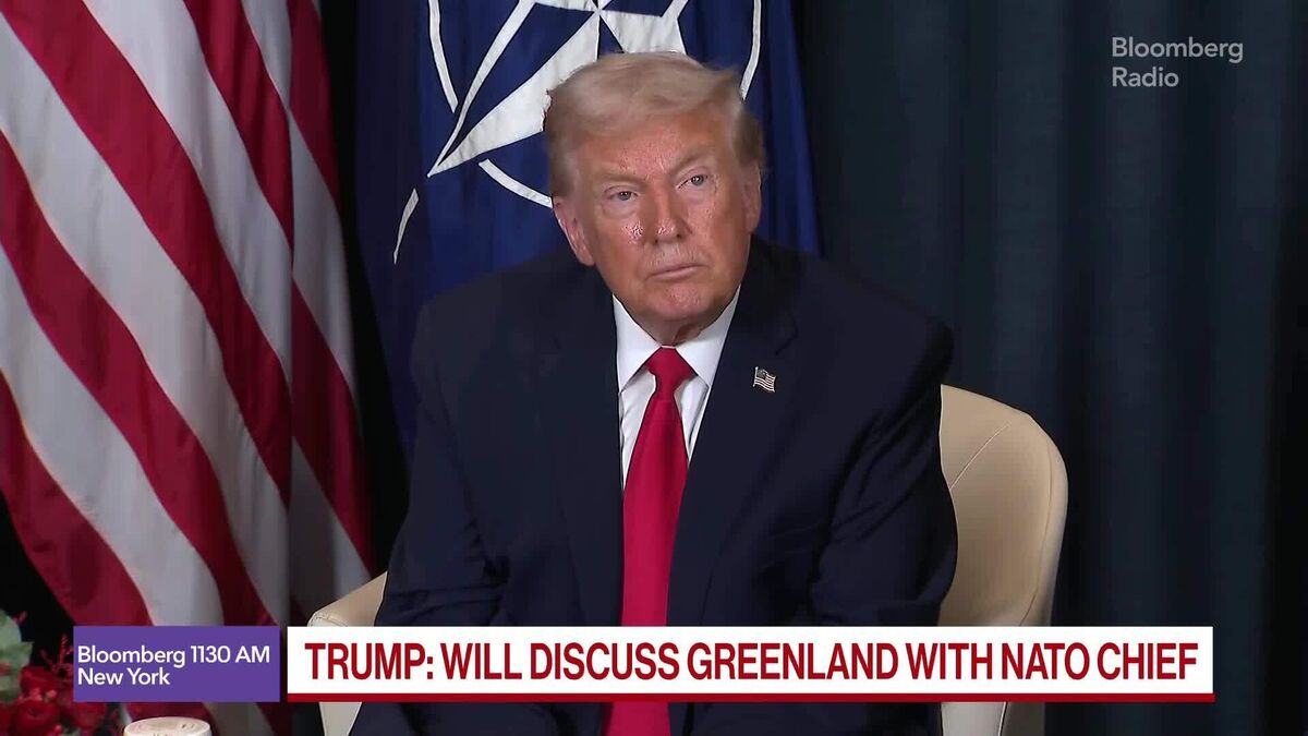 Trump Says He Will Discuss Greenland With NATO Chief Rutte