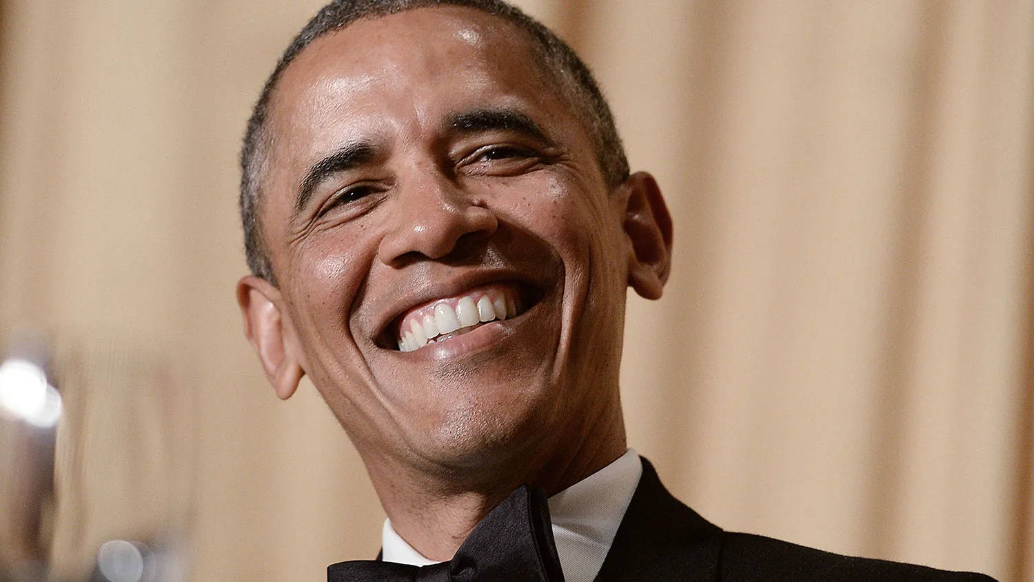 US President Barack Obama speaks at the annual White House Correspondent's Association Gala at the Washington Hilton hotel May 3, 2014 in Washington, D.C.
