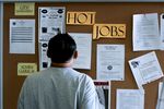 He was looking for a job and then he found a job...
