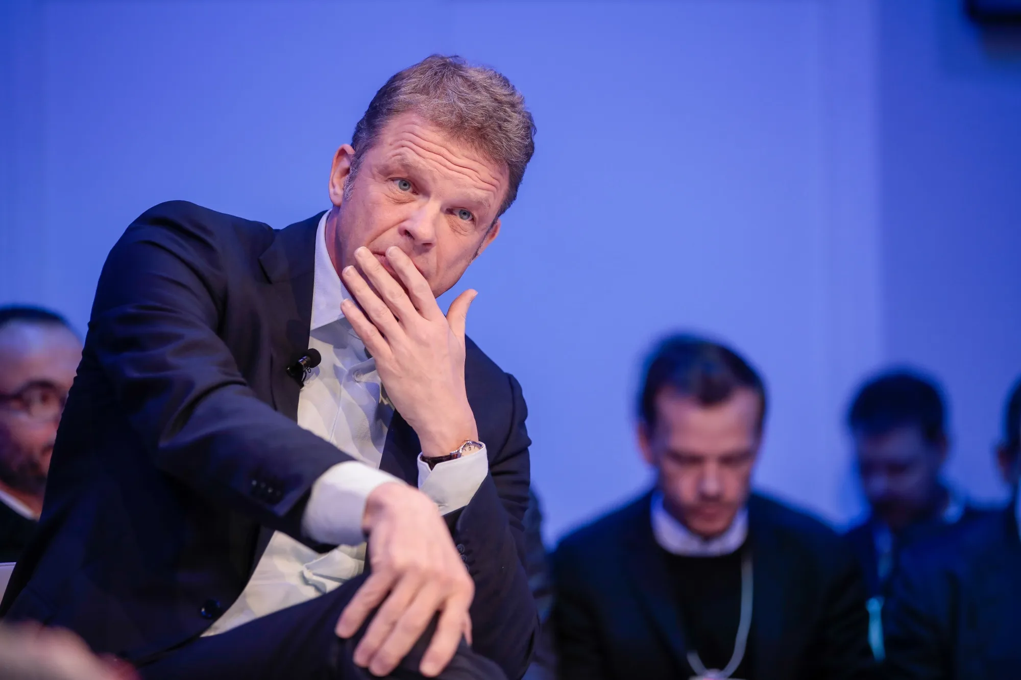 Christian Sewing at the World Economic Forum (WEF) in Davos, Switzerland, on&nbsp;Jan. 23.&nbsp;