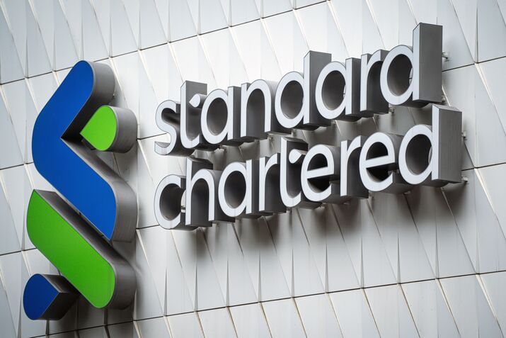 Standard Chartered Headquarters in Hong Kong Ahead of Earnings Results