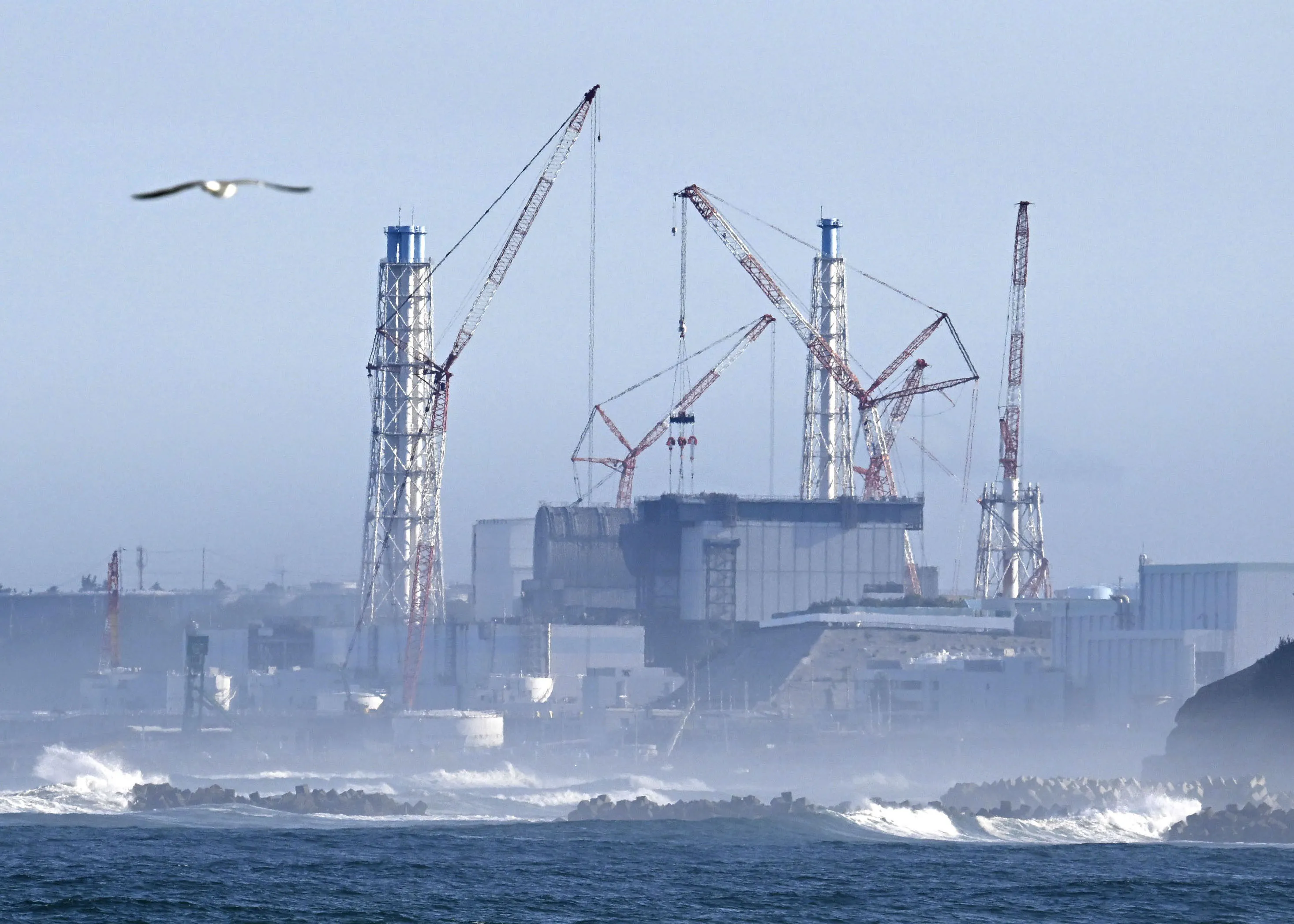 The Fukushima Daiichi nuclear power plant in July 2025.&nbsp;