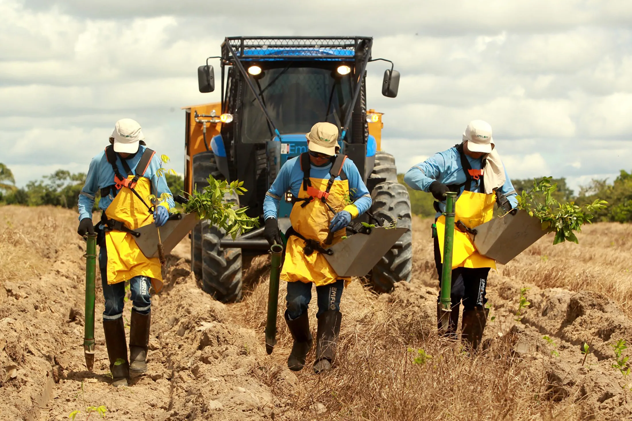 farmers in field