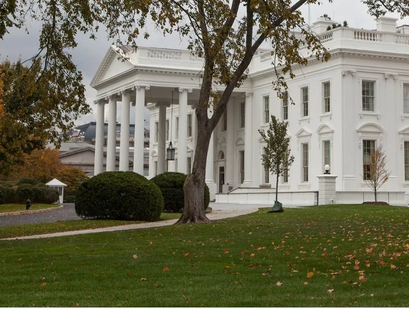 The White House stands in Washington, D.C.
