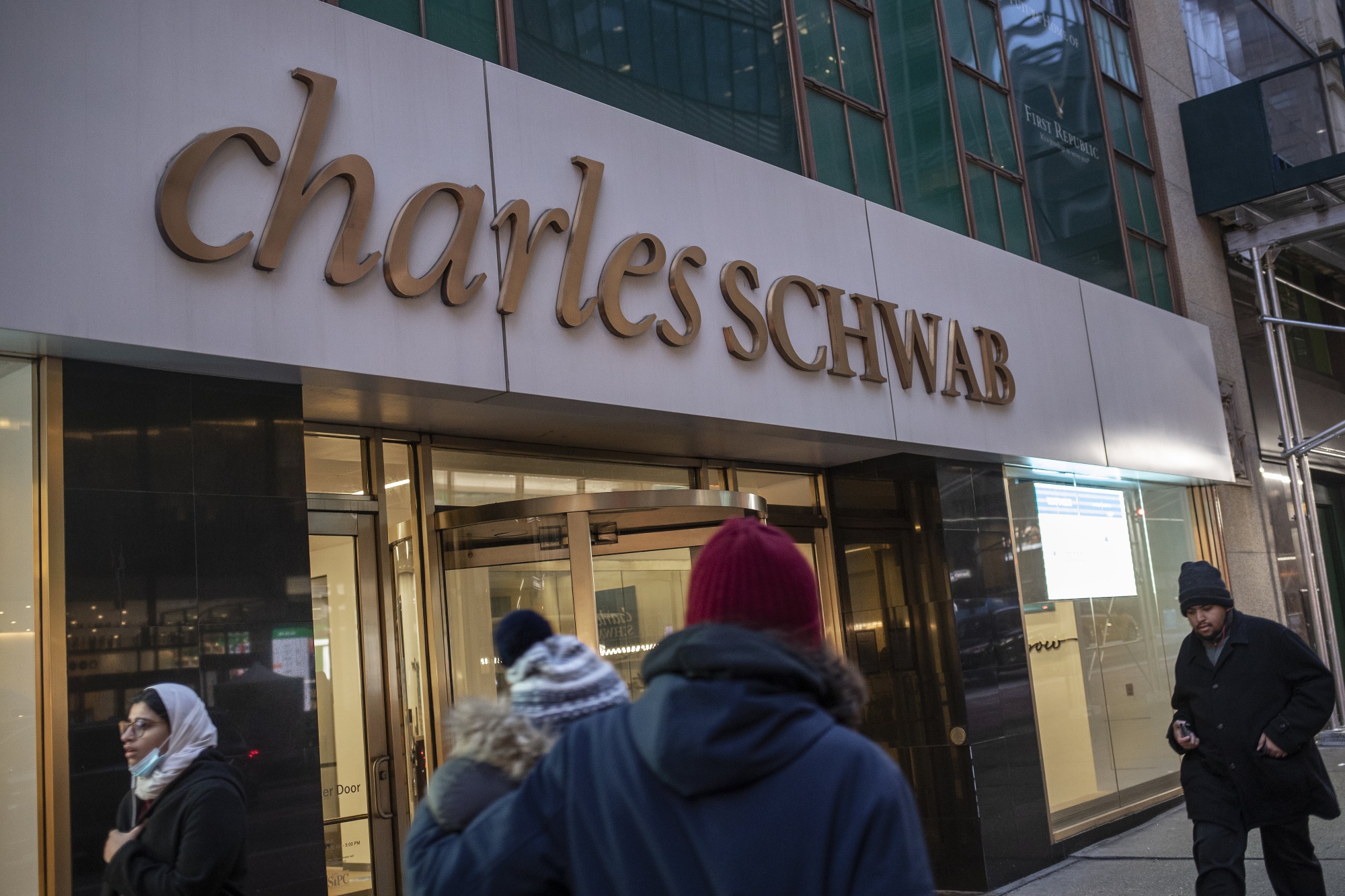 A Charles Schwab Location As Earnings Released