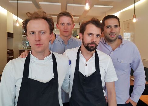 The Portland team from left, Stuart Andrew, Will Lander, Merlin Labron-Johnson and Daniel Morgenthau.