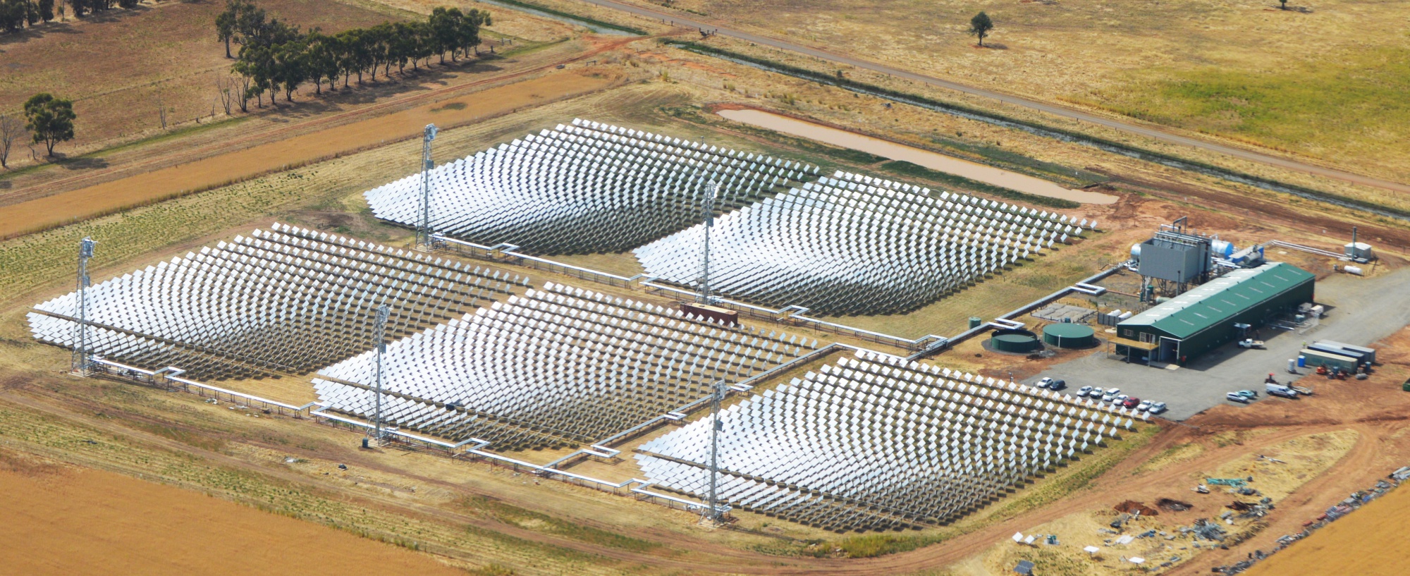 Vast Solar’s 1MW pilot project in Jemalong, Australia.