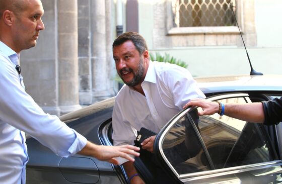 Salvini Outlines Plan of Attack With Italian Government in Chaos
