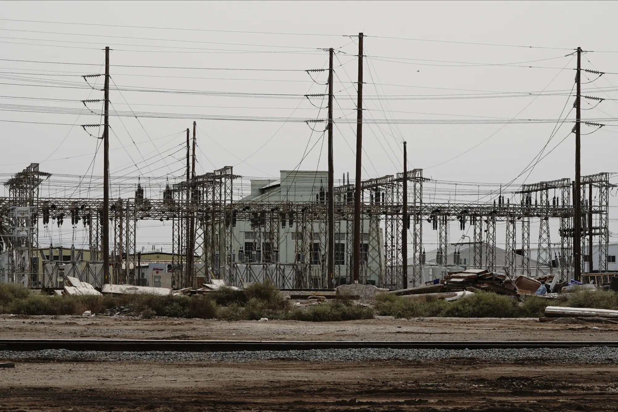 A power substation in Calexico, California.