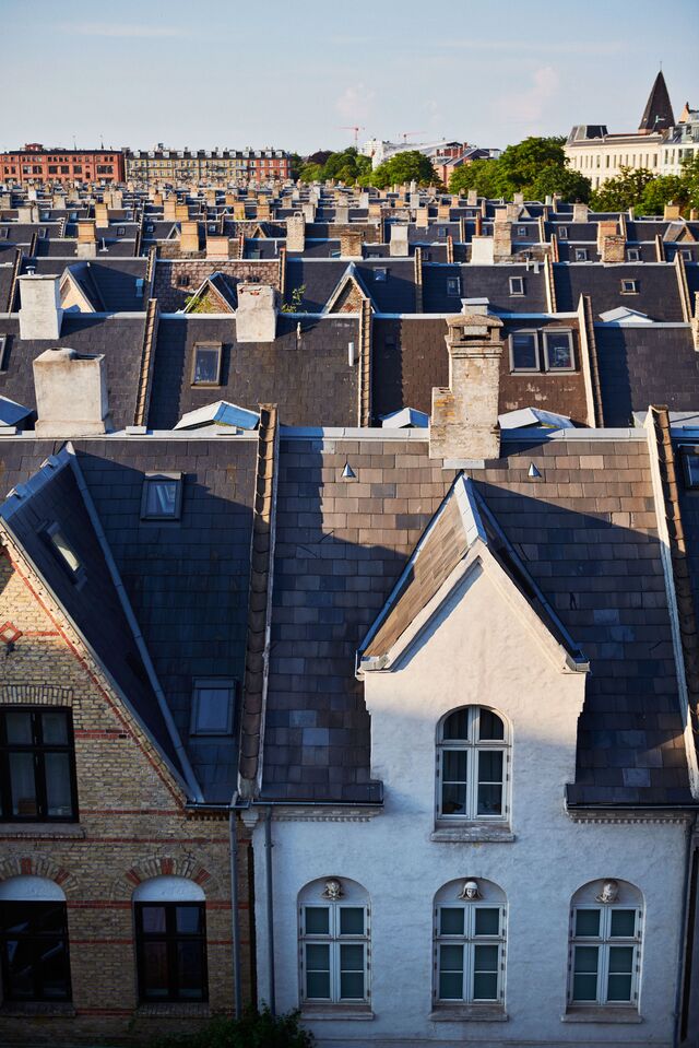 The famous "potato houses" of Østerbro.