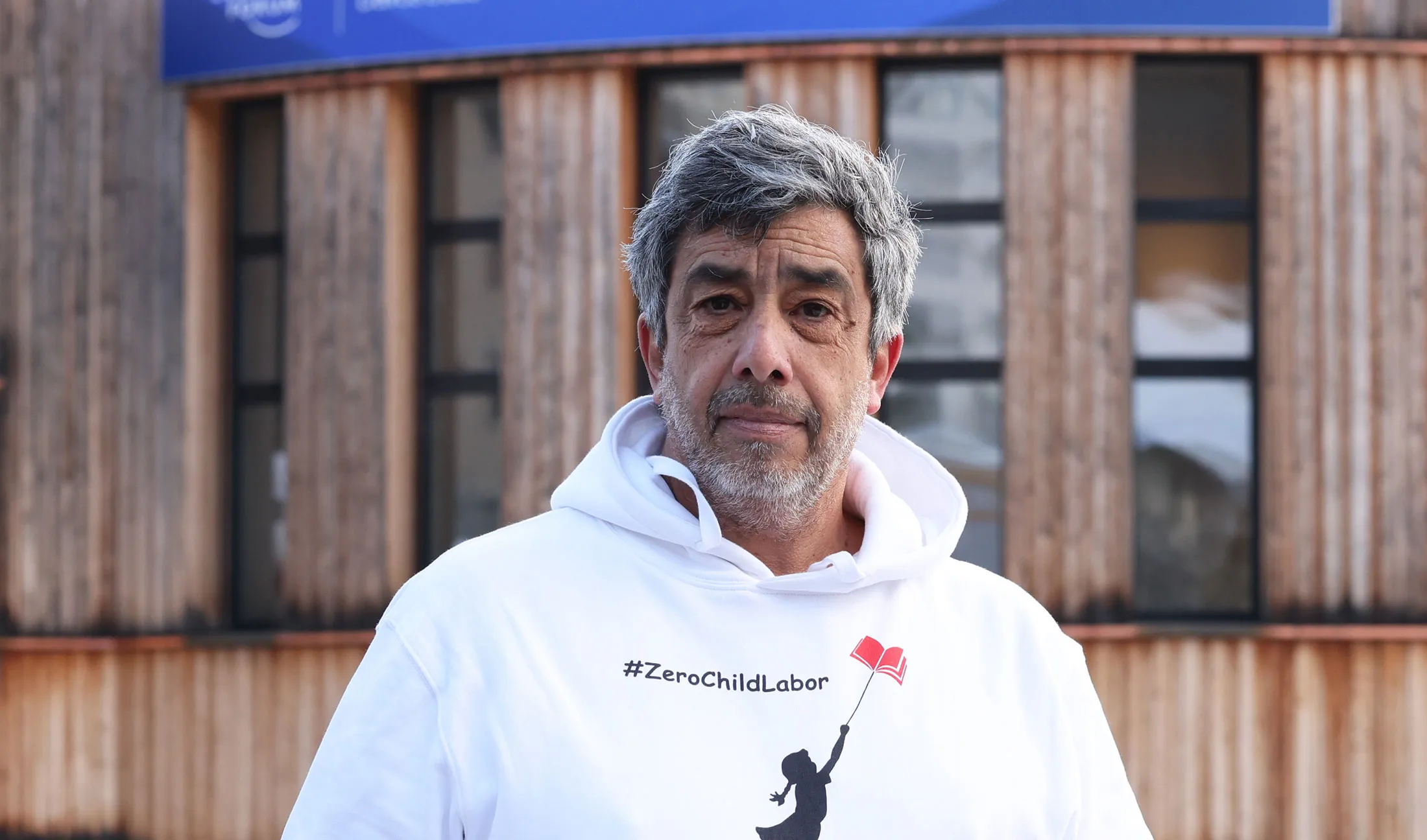 Fernando Morales-de la Cruz in Davos, Switzerland.