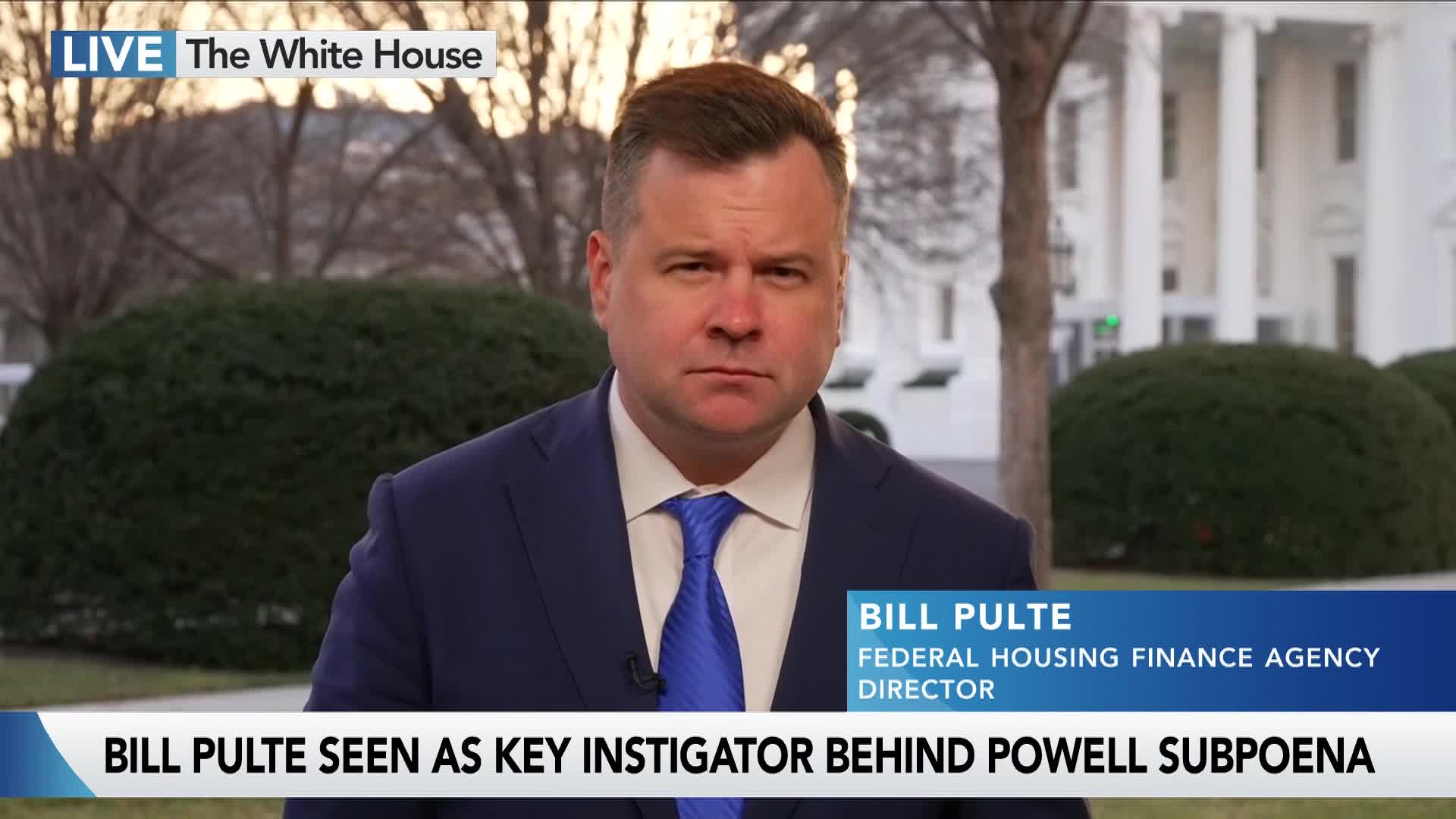 Fed Subpoena ‘Out of My Purview,’ Says FHFA’s Pulte