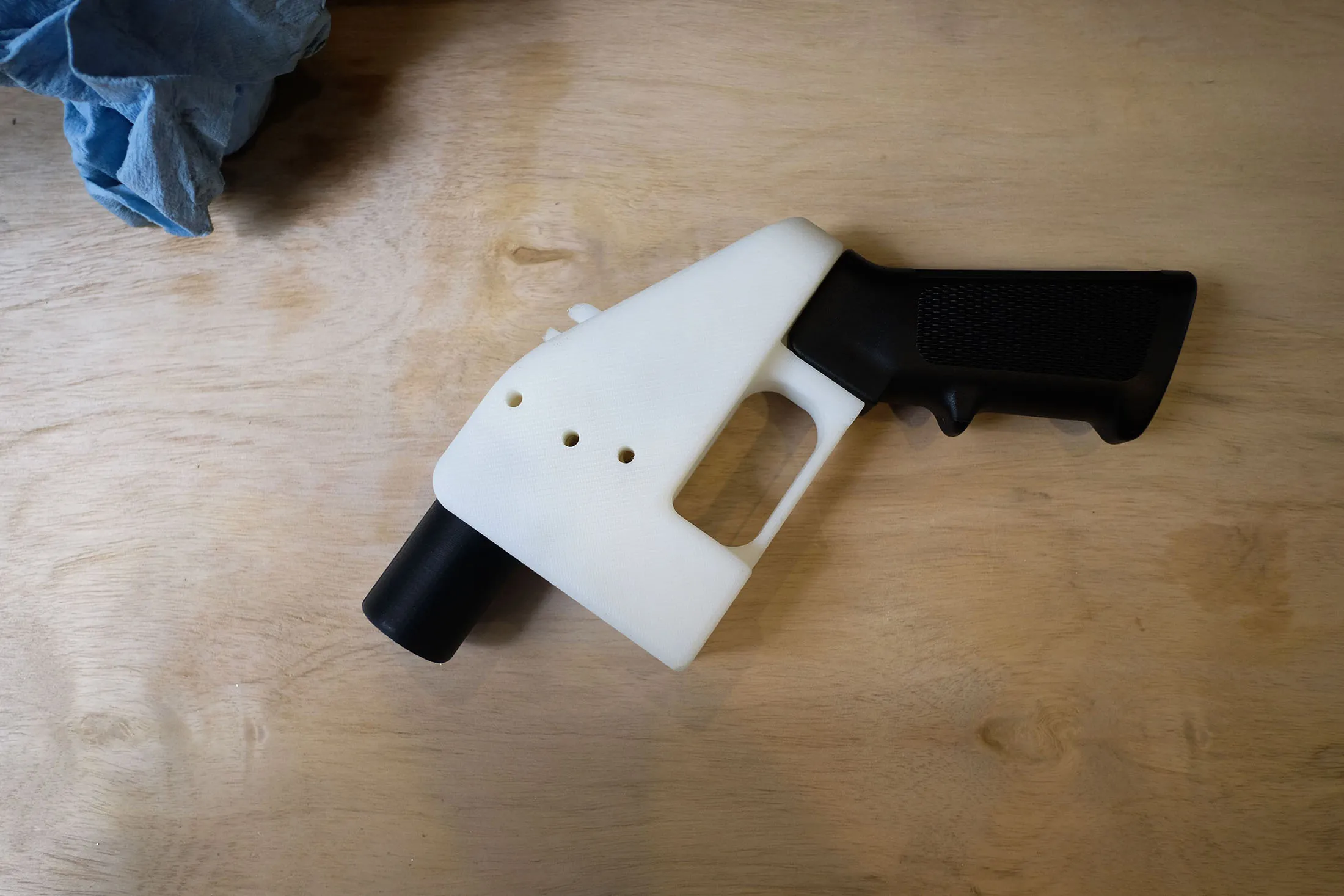 A 3D printed gun at a factory in&nbsp;Texas.