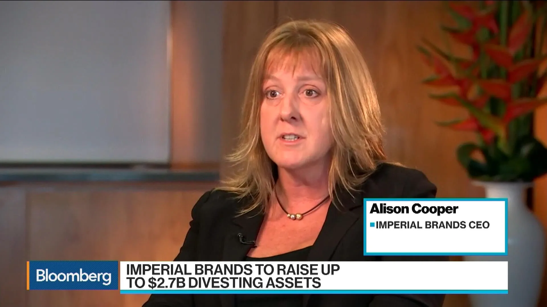 alison cooper imperial tobacco Watch Imperial Brands CEO Sees Vapor as a Big Additive Opportunity