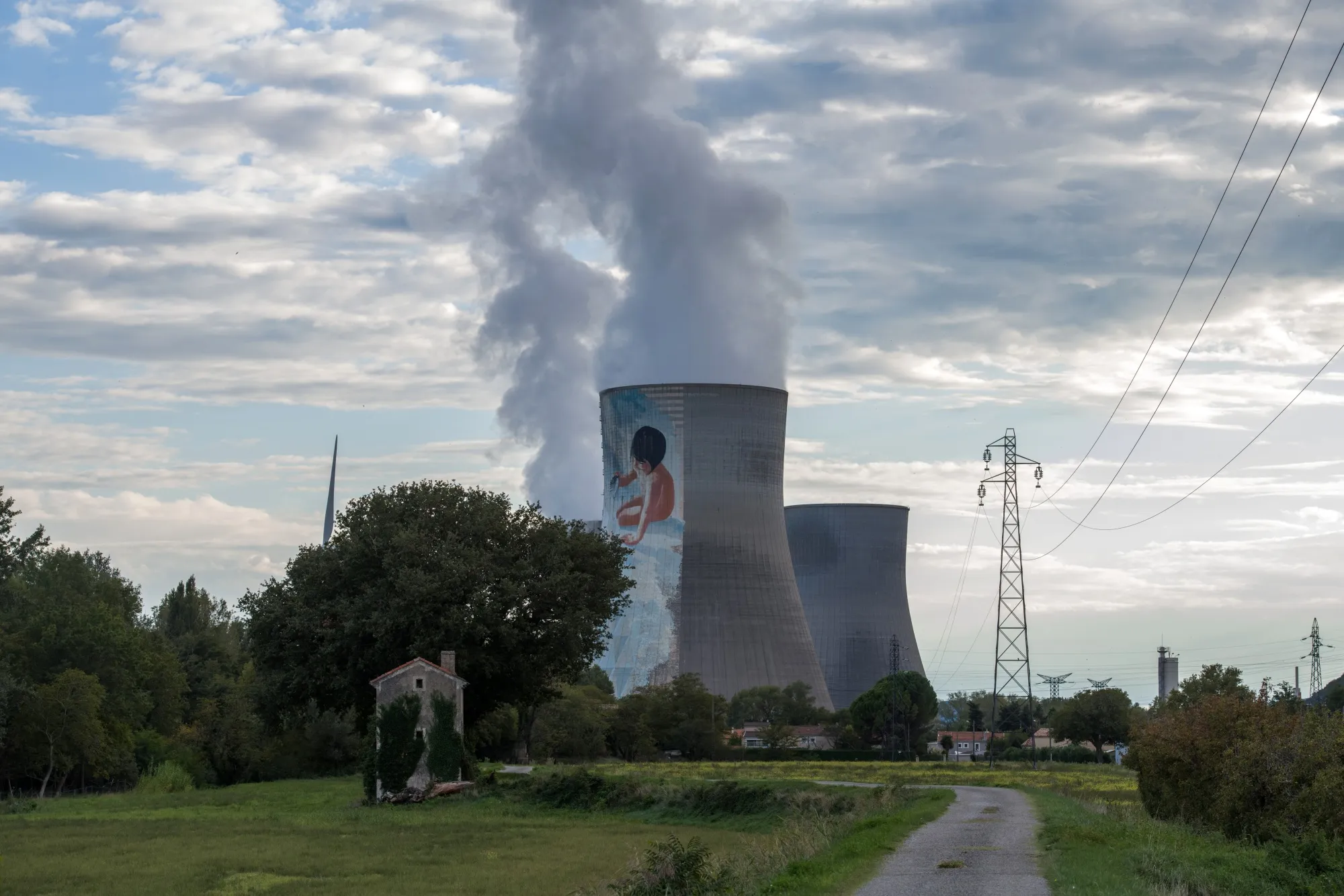 The Cruas Nuclear Power Plant in Cruas, France.