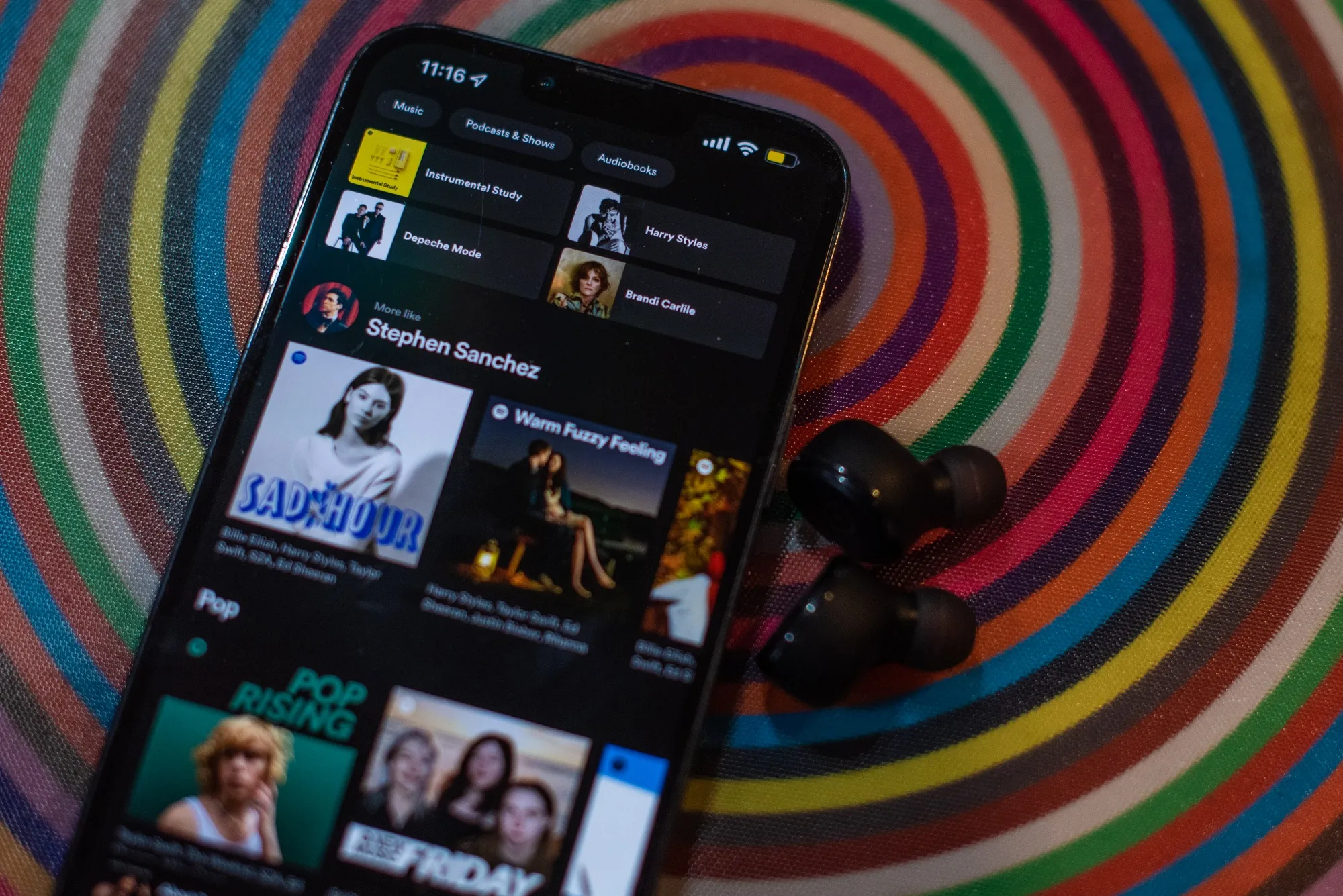 The Spotify app.