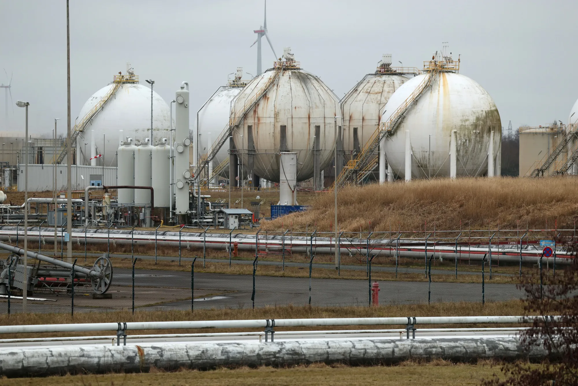 The Wilhelmshaven petroleum and natural gas storage facility in Germany.&nbsp;