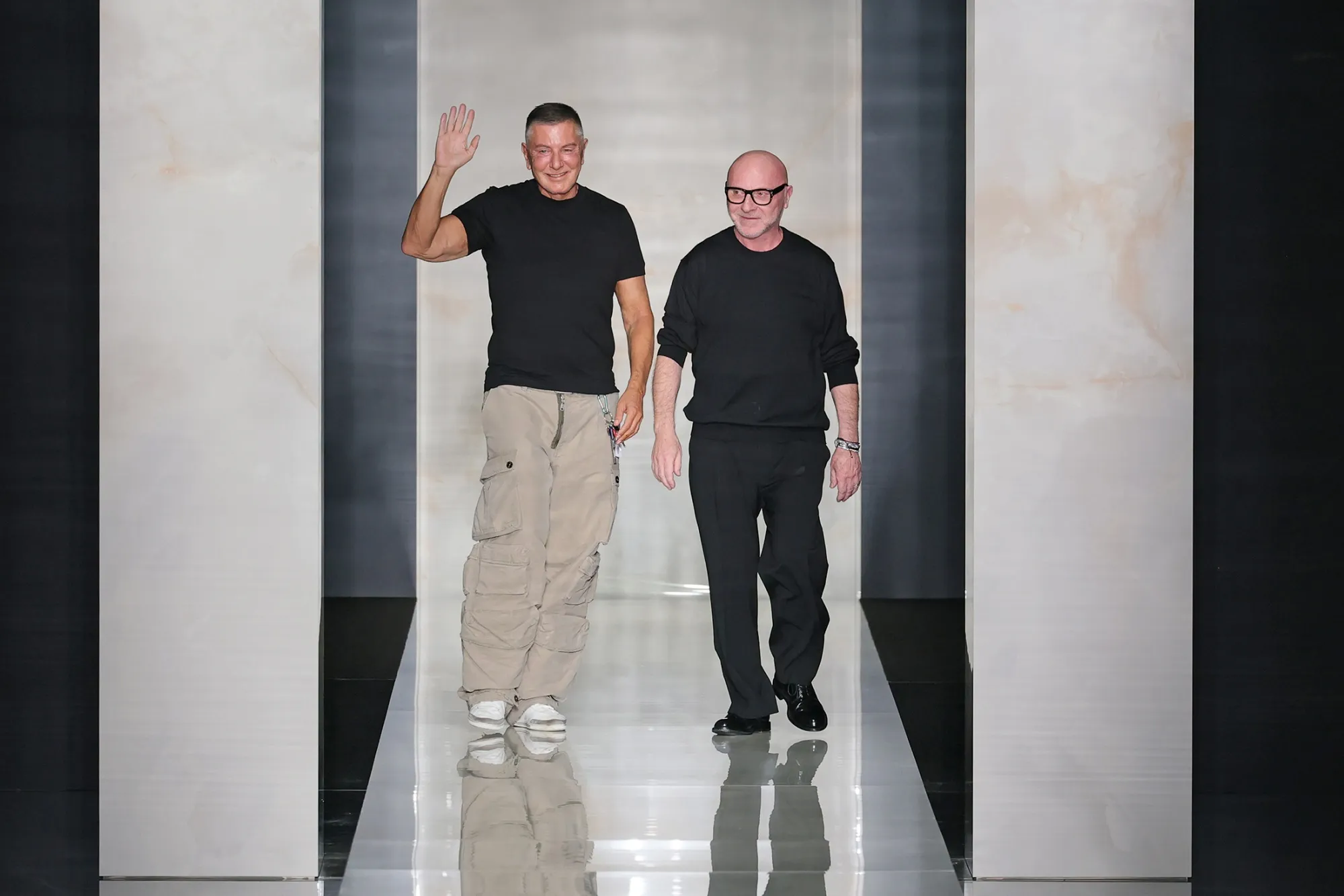 Stefano Gabbana, left, and Domenico Dolce