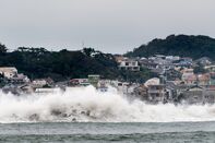 Shonan Residents Prepare For Typhoon Hagibis