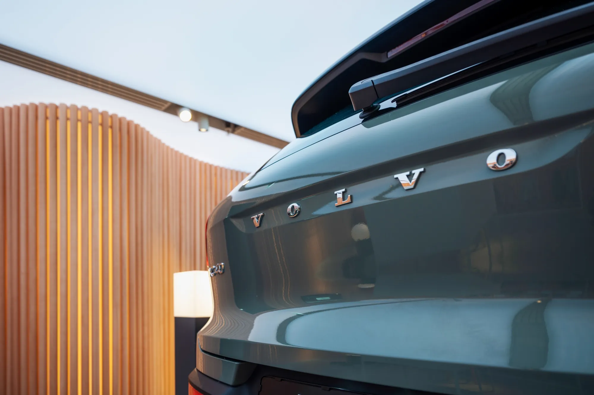 A Volvo&nbsp;XC40&nbsp;Recharge electric SUV in Stockholm.