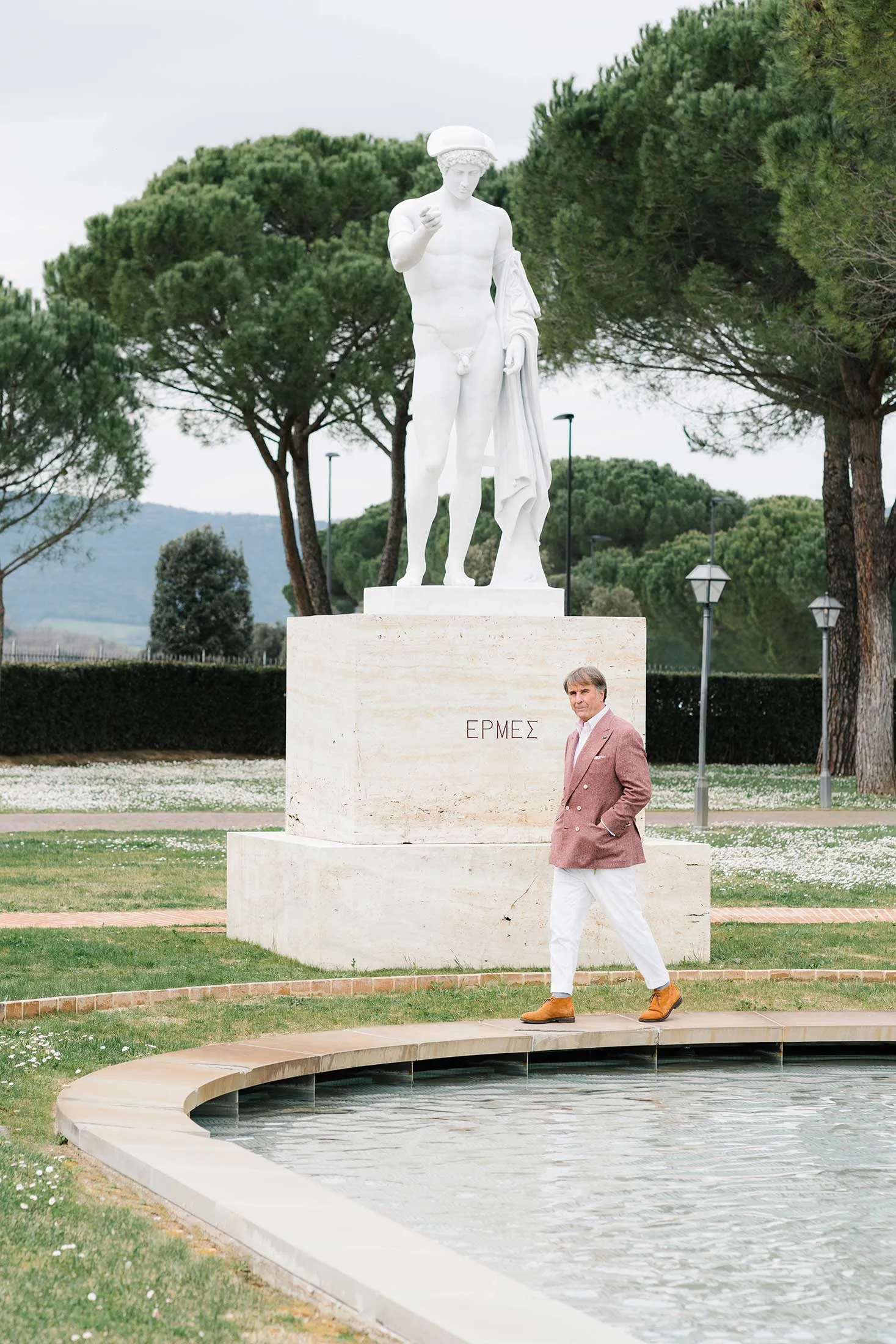 Fashion designer Brunello Cucinelli.