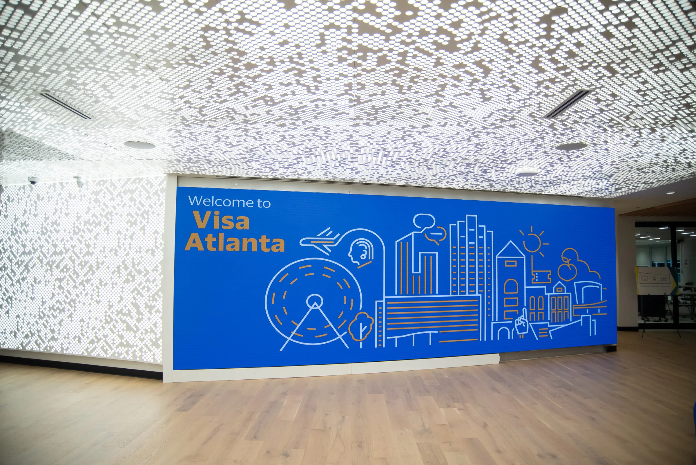 Visa Inc.’s new office in Atlanta, Georgia, US.