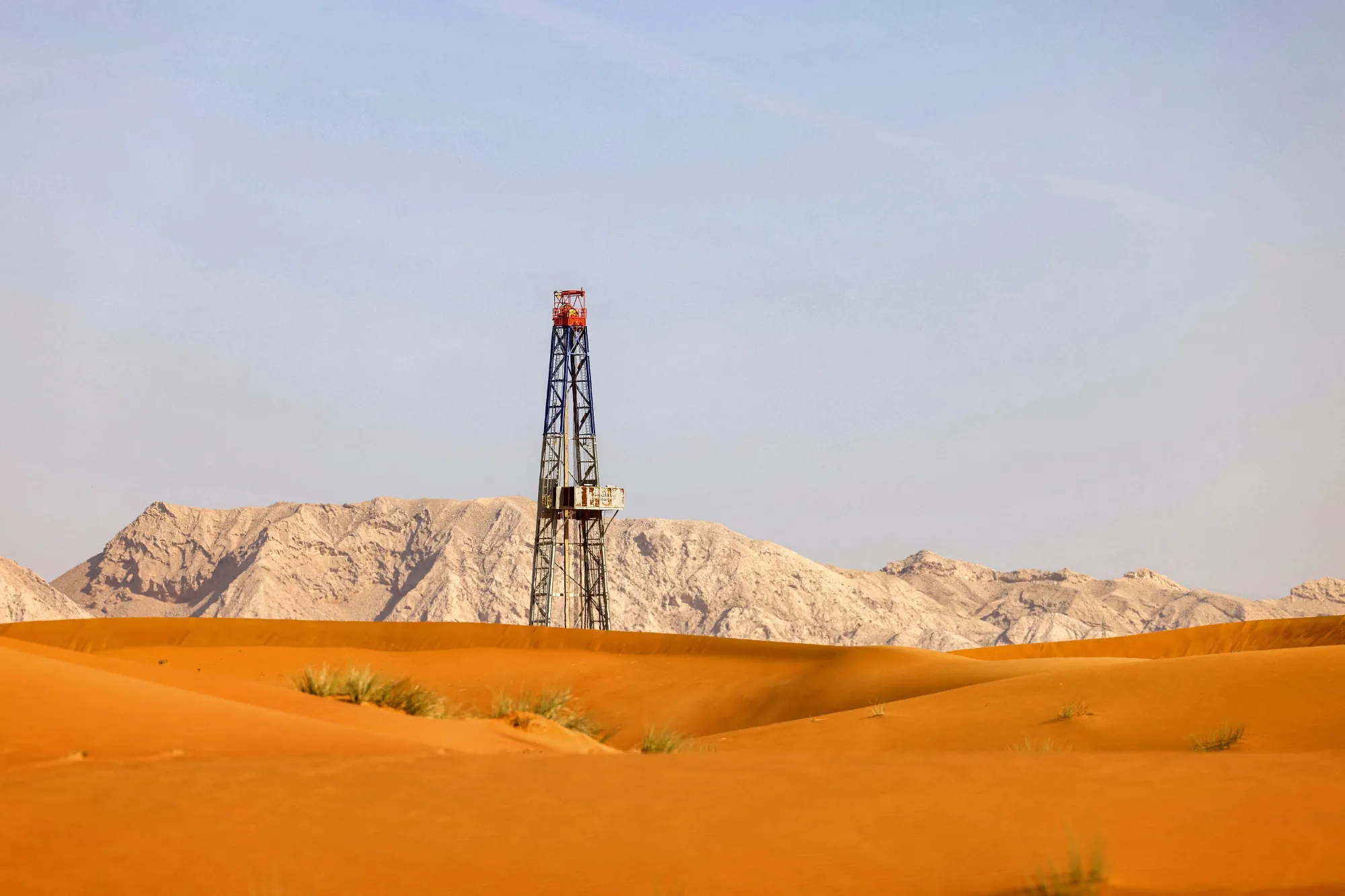 A drill pump in the emirate of Dubai.