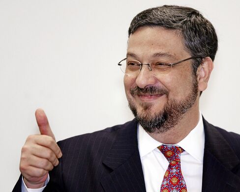 Former Brazilian Economy Minister Antonio Palocci