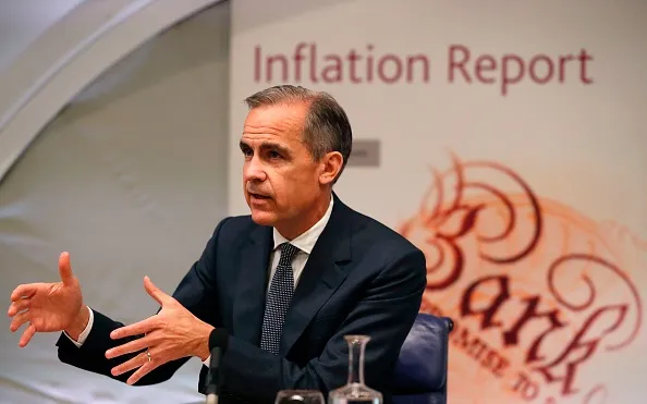 Governor Mark Carney is between a rock and a hard place.
